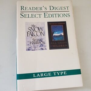Readers Digest Select Editions Large Type Snow Falcon All Gods Children 2000